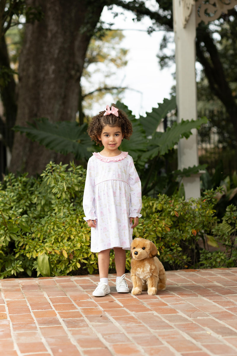 Trotter Street Puppy Pals Ruffle Bloomer Pants Set main image 1