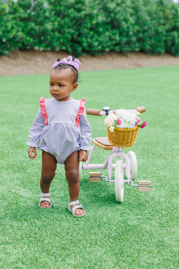 Olivia Bubble- Lavender Stripe/Pink