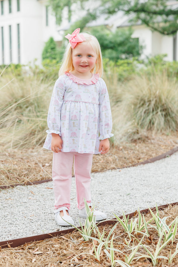 Puppy Pals Ruffle Bloomer Pants Set