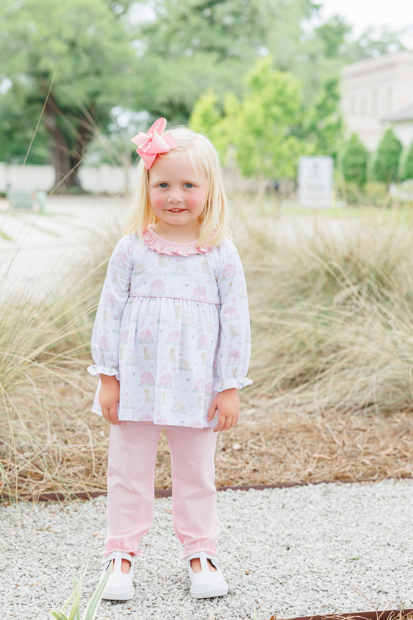 Puppy Pals Ruffle Bloomer Pants Set