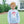 French Terry Pullover- Santa (Light Blue)