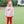 French Terry Pullover- Santa (Light Pink)