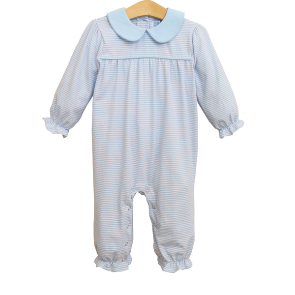 Abigail Romper- Light Blue