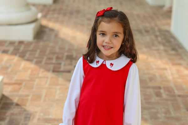 Holiday Bow Dress Set