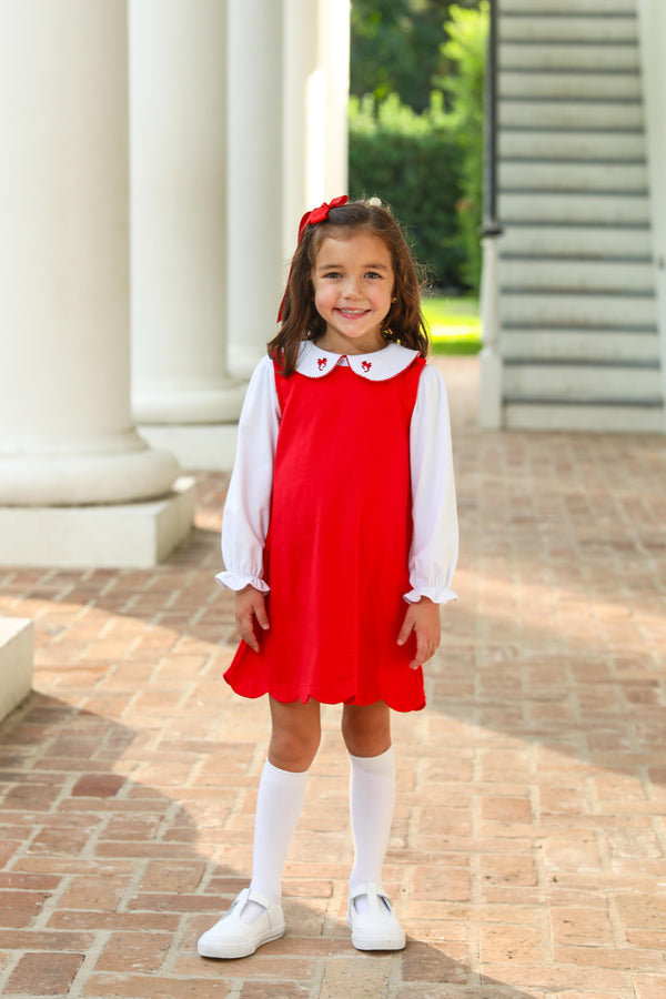 Holiday Bow Dress Set