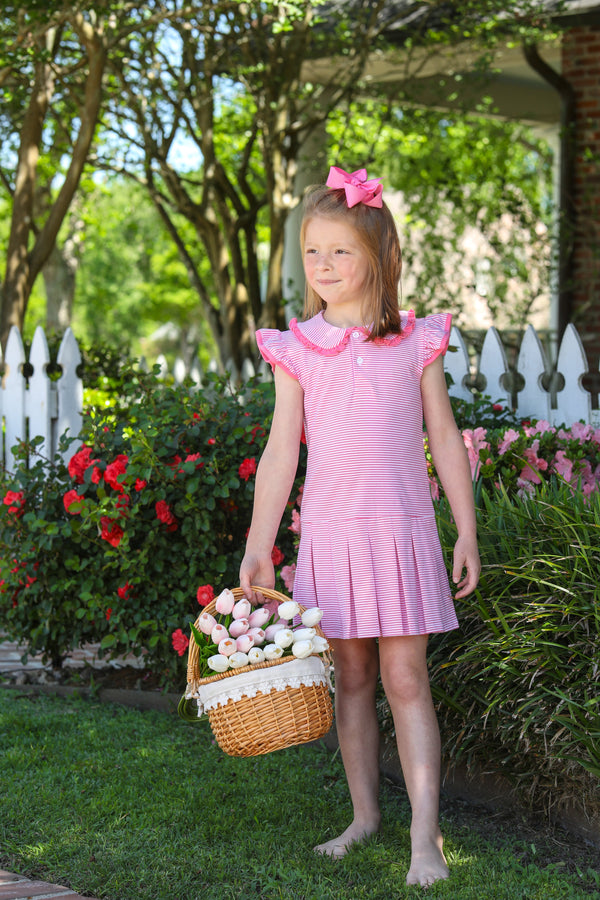 Camilla Dress- Pink Stripe