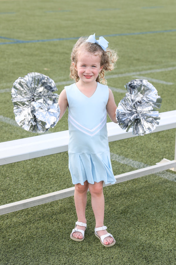 Cheer Uniform Dress- Light Blue