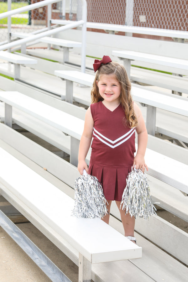 Cheer Uniform Dress- Maroon