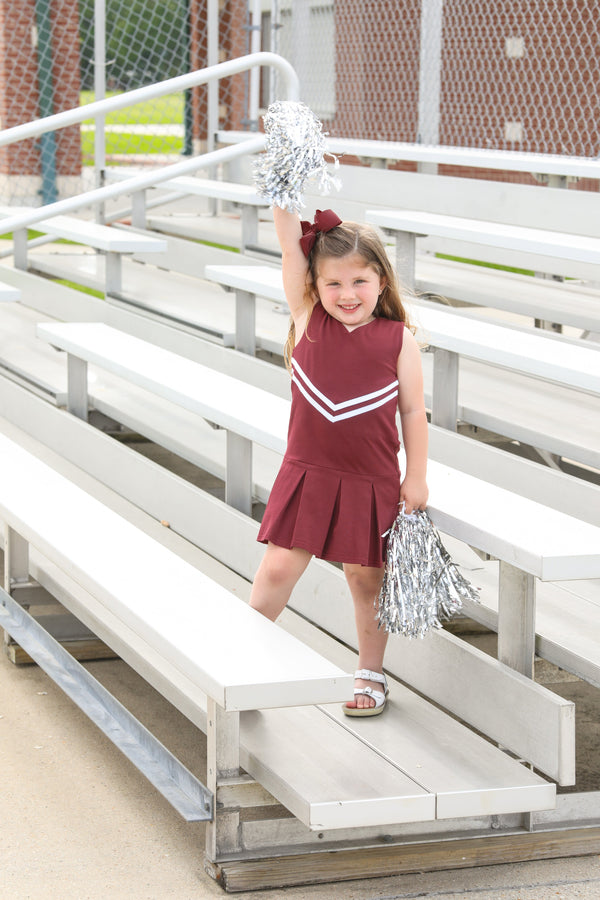 Cheer Uniform Dress- Maroon