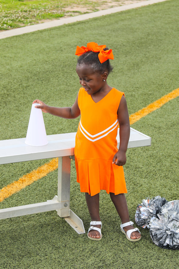 Cheer Uniform Dress- Orange