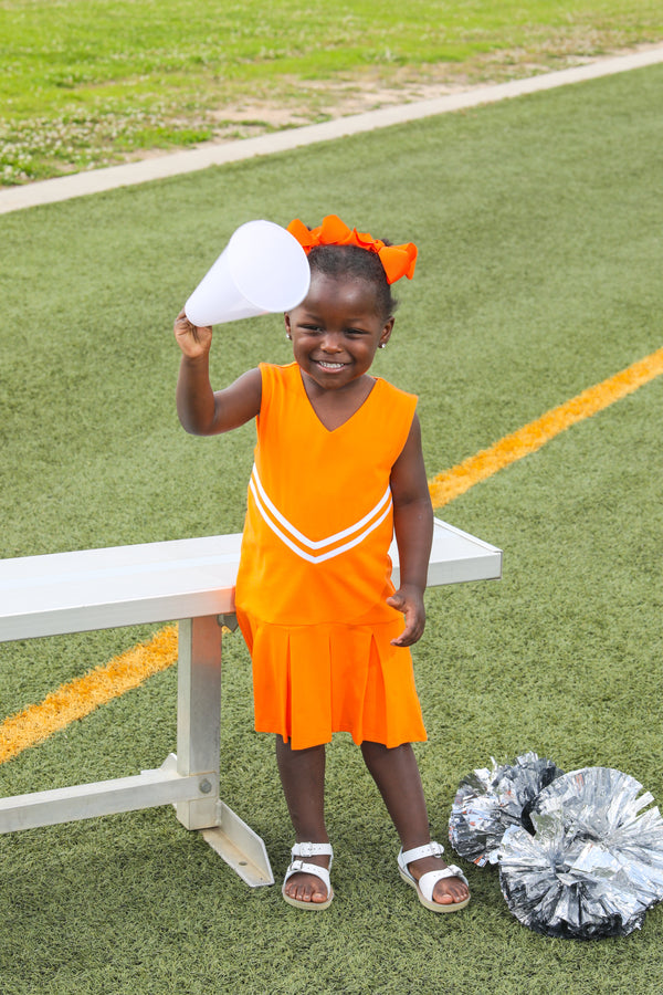 Cheer Uniform Dress- Orange