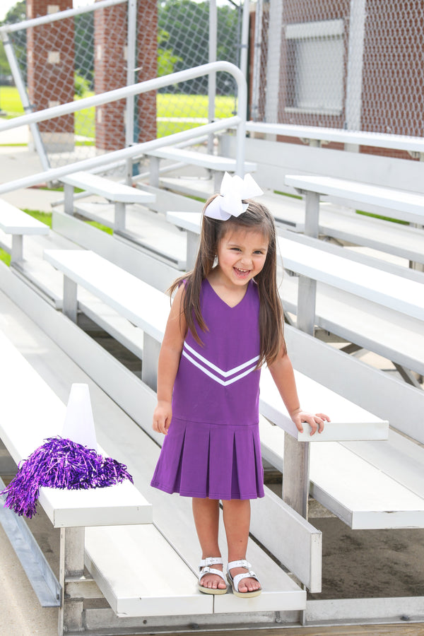 Cheer Uniform Dress- Purple