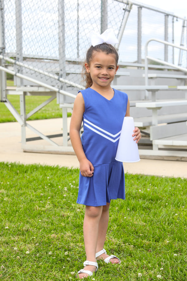 Cheer Uniform Dress- Royal Blue