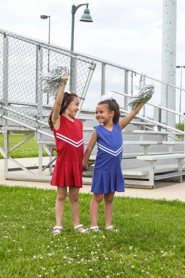 Cheer Uniform Dress- Royal Blue