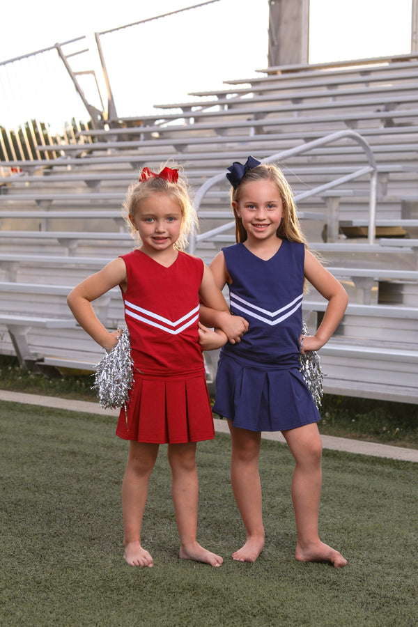 Cheer Uniform Set- Crimson