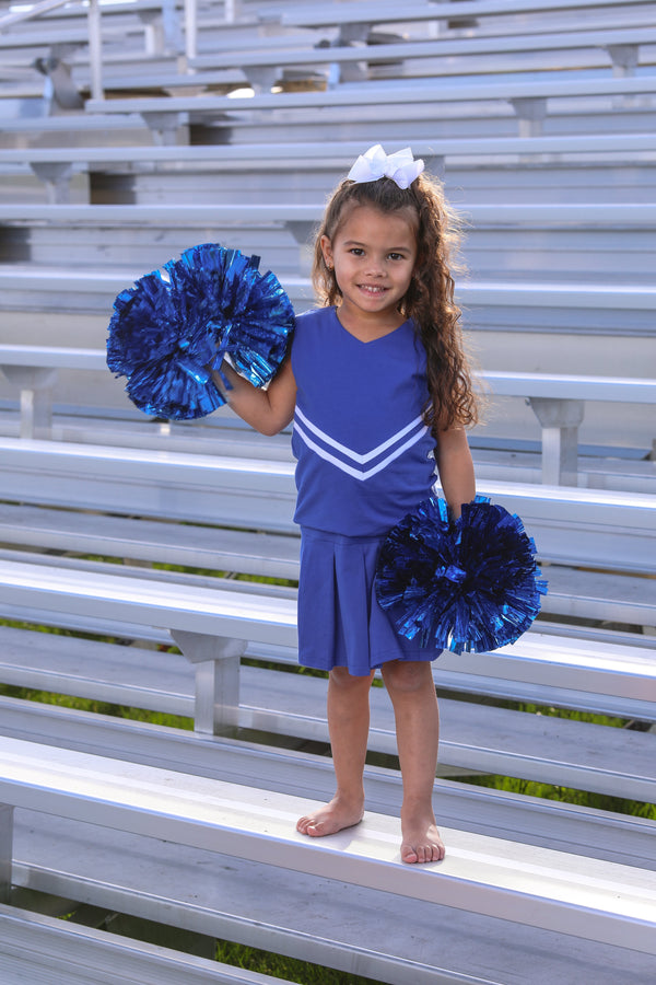 Cheer Uniform Set- Royal Blue