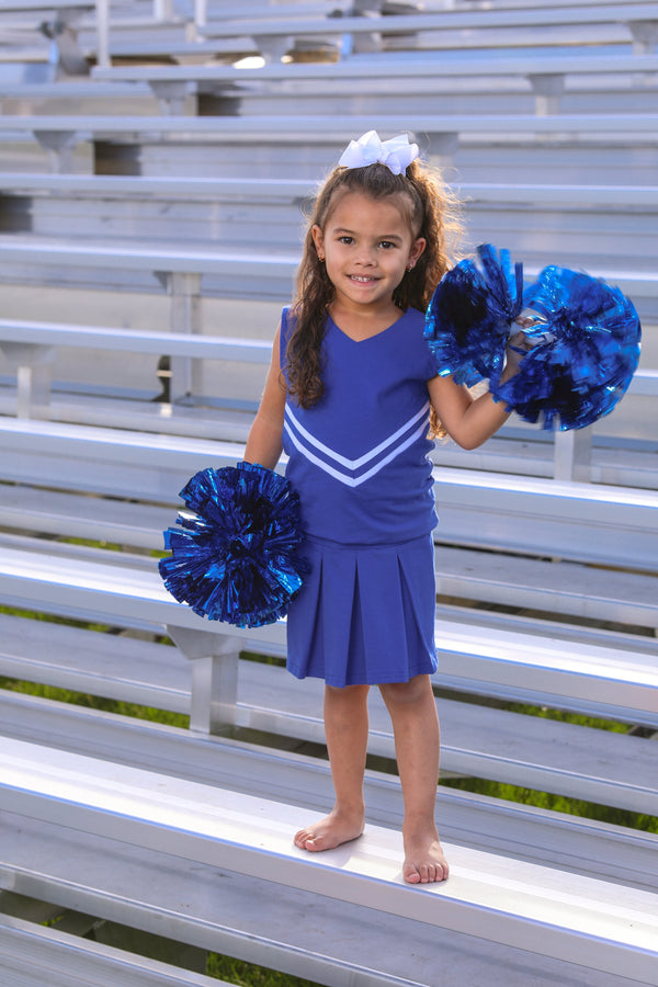 Cheer Uniform Set- Royal Blue