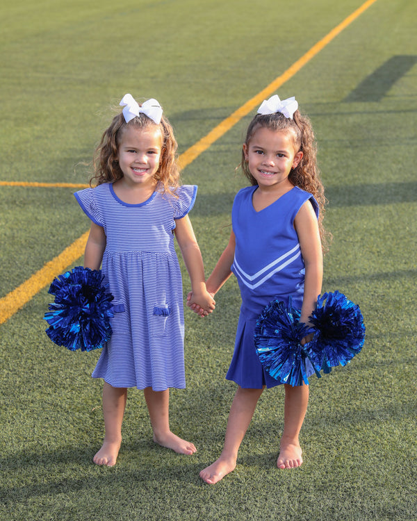 Cheer Uniform Set- Royal Blue