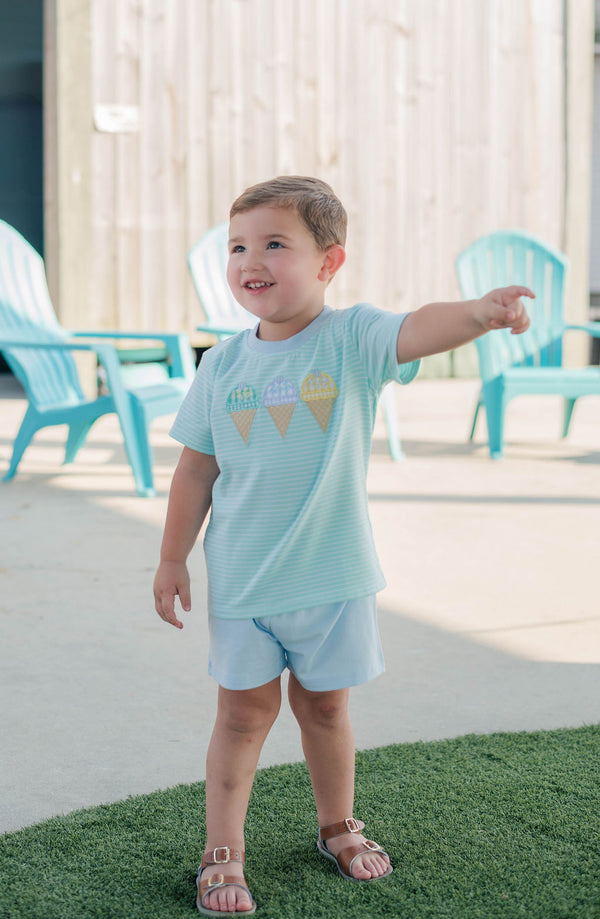 Triple Scoop Short Set