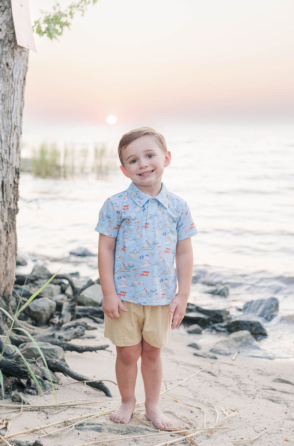 Shipwrecked Polo Short Set