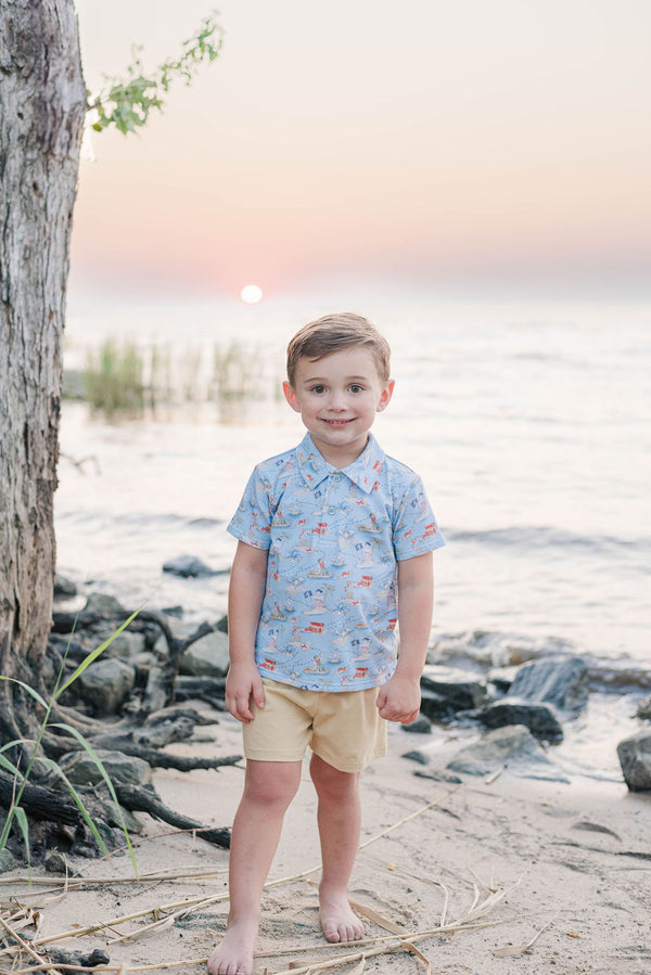 Shipwrecked Polo Short Set