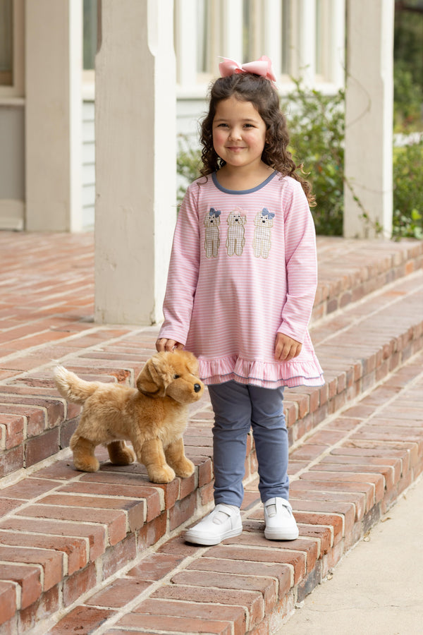 Dog Ruffle Pants Set