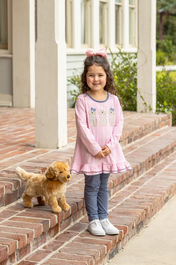 Dog Ruffle Pants Set