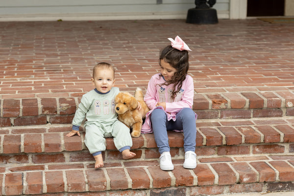Dog Ruffle Pants Set