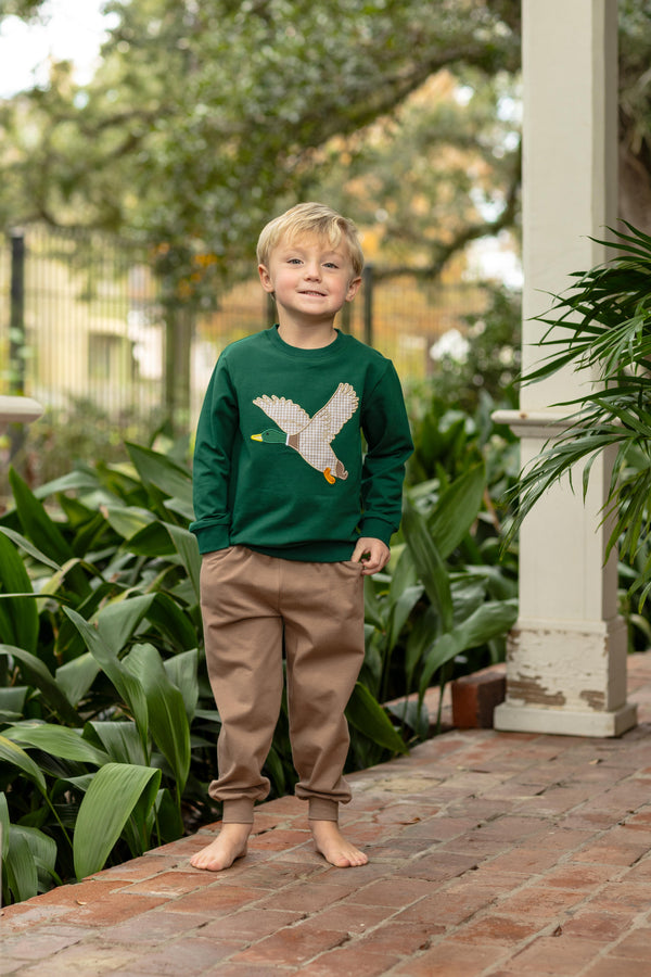 French Terry Pullover- Mallard