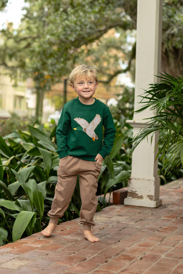 French Terry Pullover- Mallard