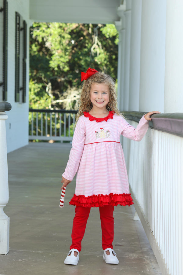 Gingerbread Ruffle Pants Set