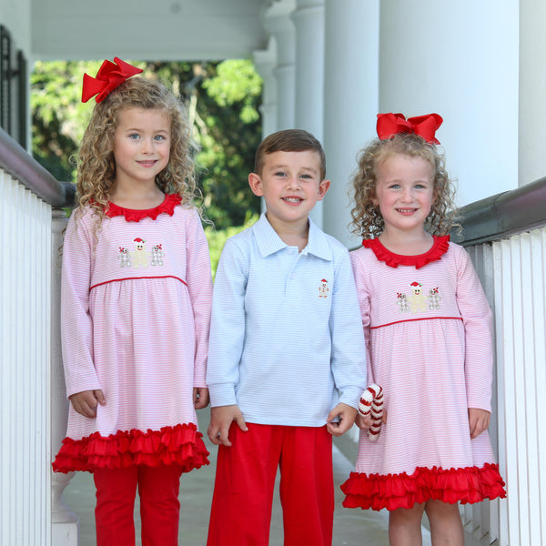 Gingerbread Ruffle Pants Set