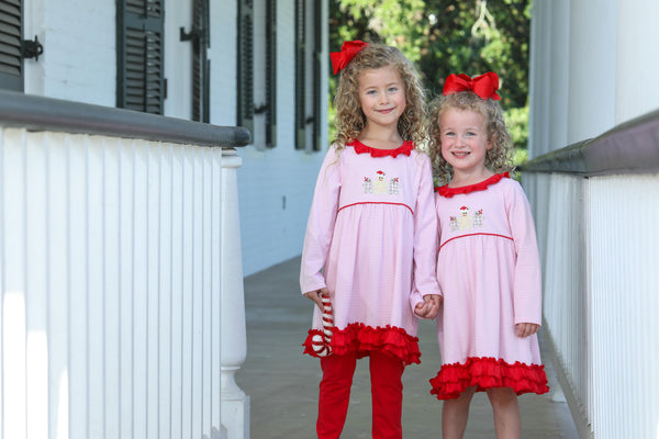 Gingerbread Ruffle Pants Set