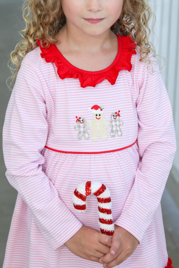 Gingerbread Ruffle Pants Set
