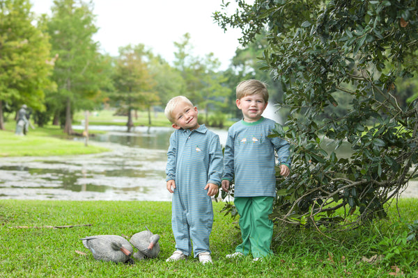 Mallard Embroidery Pants Set