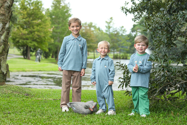 Mallard Embroidery Pants Set