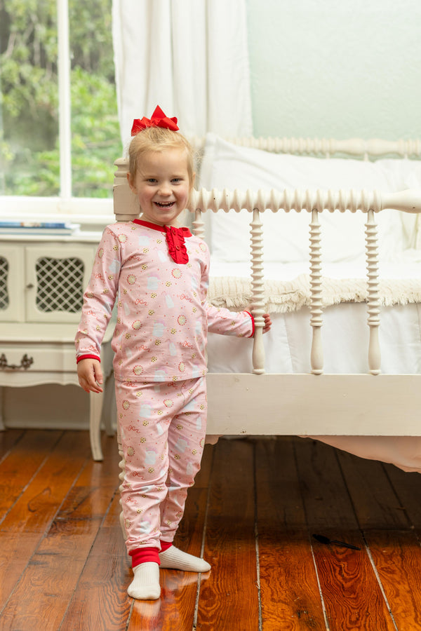 Milk & Cookies Ruffle Lounge Set
