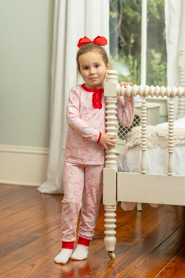Milk & Cookies Ruffle Lounge Set