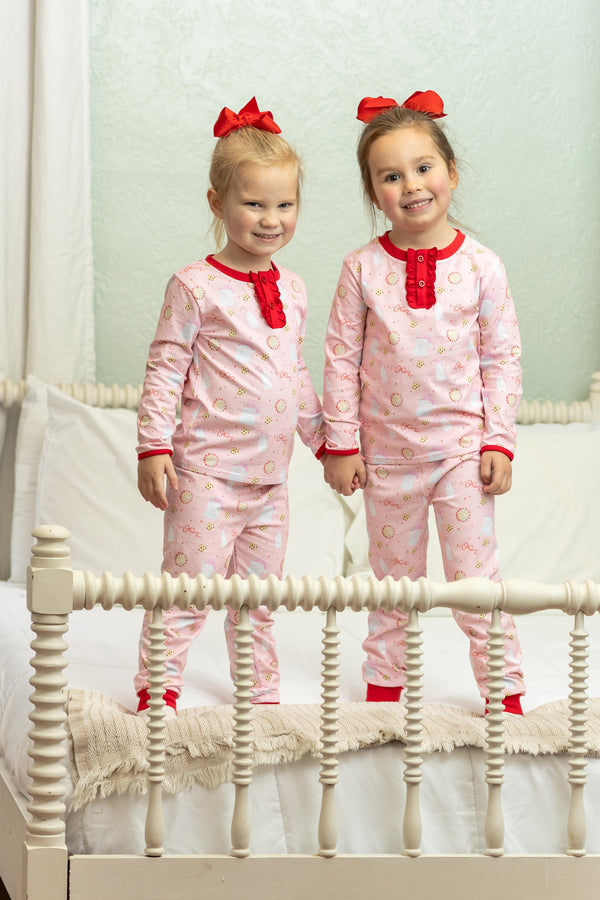 Milk & Cookies Ruffle Lounge Set