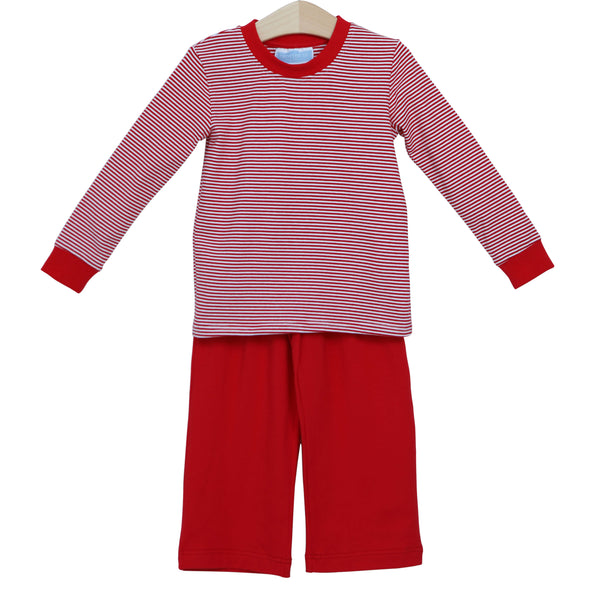 Miller Pants Set- Red Stripe
