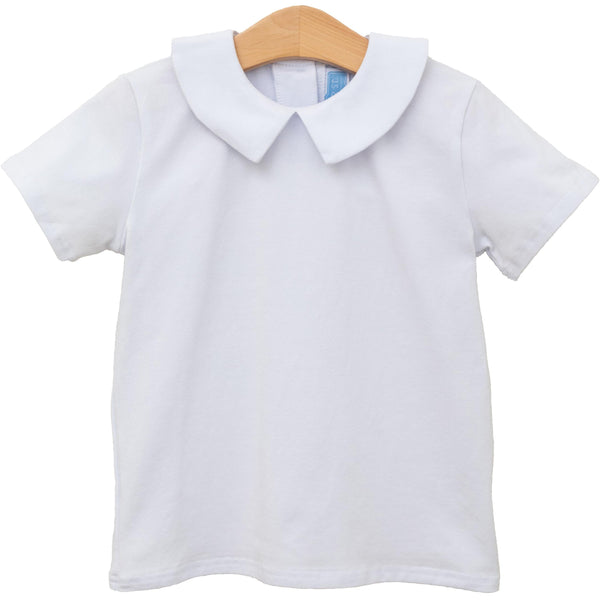 Peter Pan Collar Shirt- White