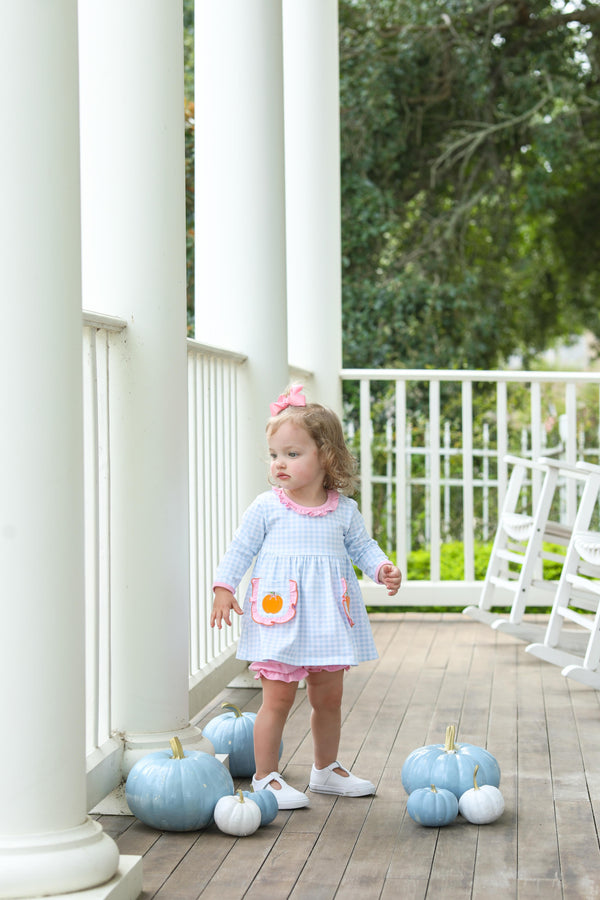 Pumpkin LS Bloomer Set