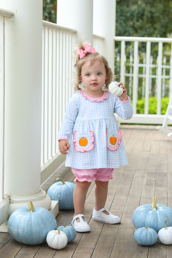 Pumpkin LS Bloomer Set