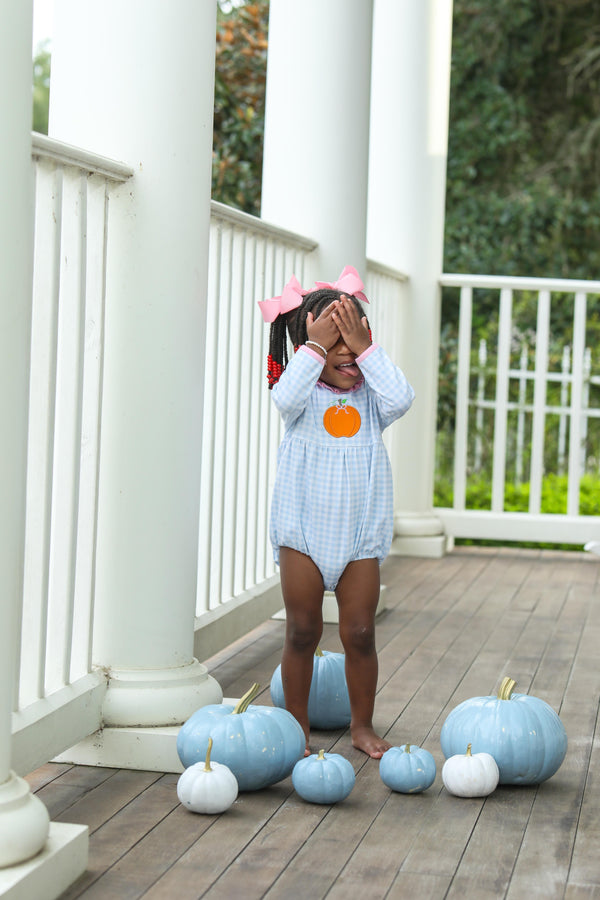 Pumpkin LS Ruffle Bubble
