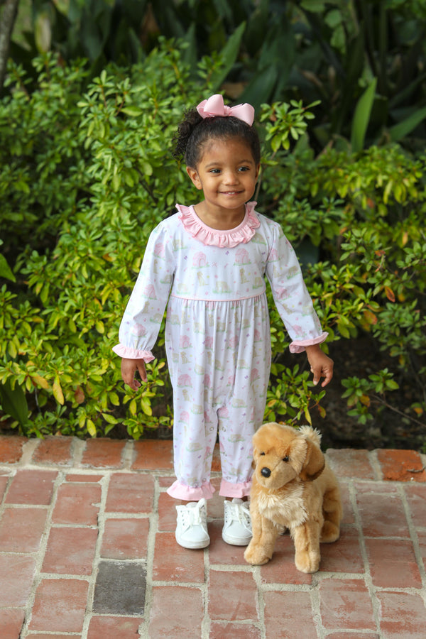 Puppy Pals Ruffle Romper