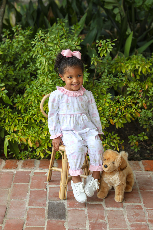 Puppy Pals Ruffle Romper