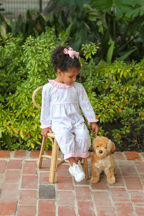 Puppy Pals Ruffle Romper