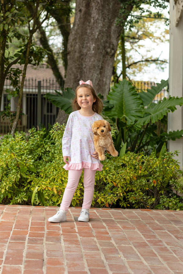 Puppy Pals Ruffle Pants Set