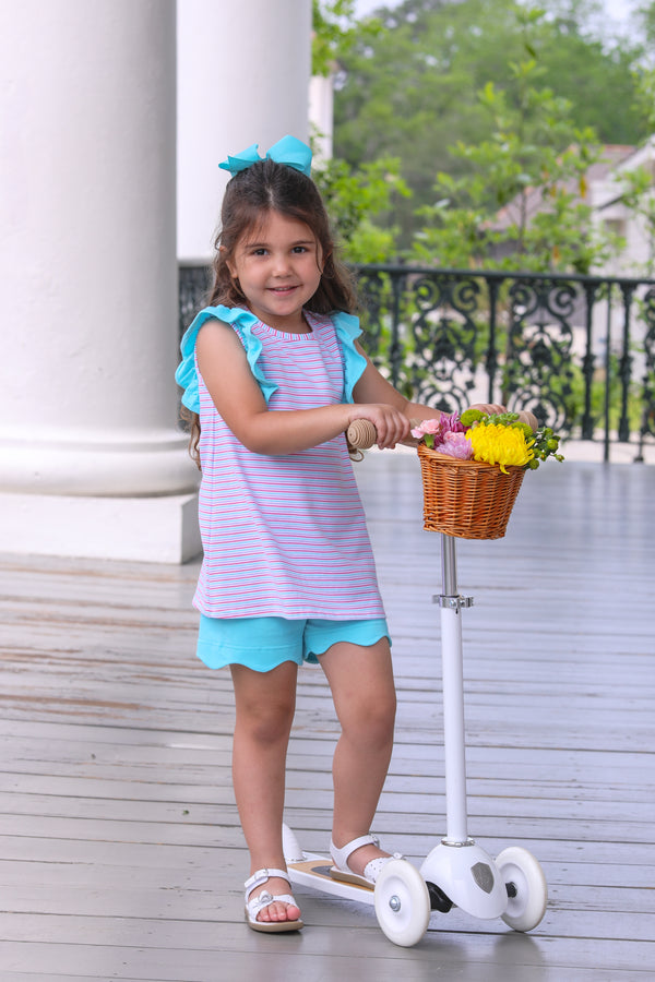 Ruby Short Set- Multi Stripe