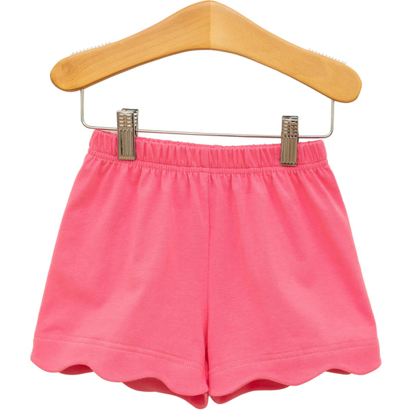 Scalloped Shorts- Pink